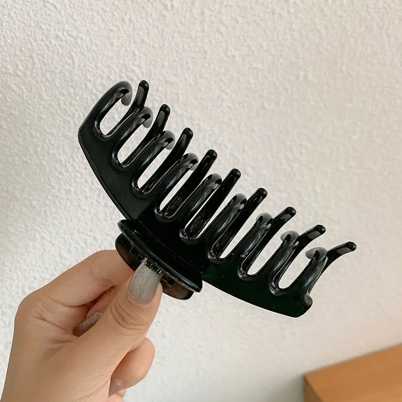 2022 новые корейские однотонные большие заколки для волос элегантные шпильки