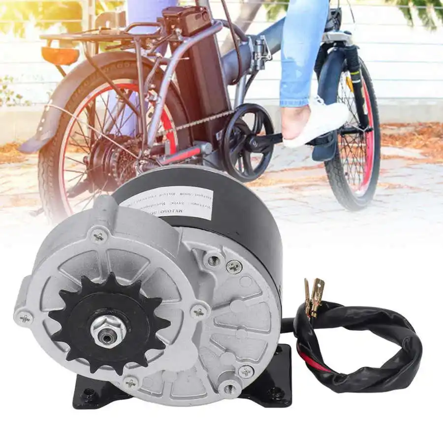 Купи 24V 500W Electric Motor 13 Tooth Deceleration DC Brush MY1050 for Agricultural Machinery Brushed Speed Reduction Motor за 4,076 рублей в магазине AliExpress