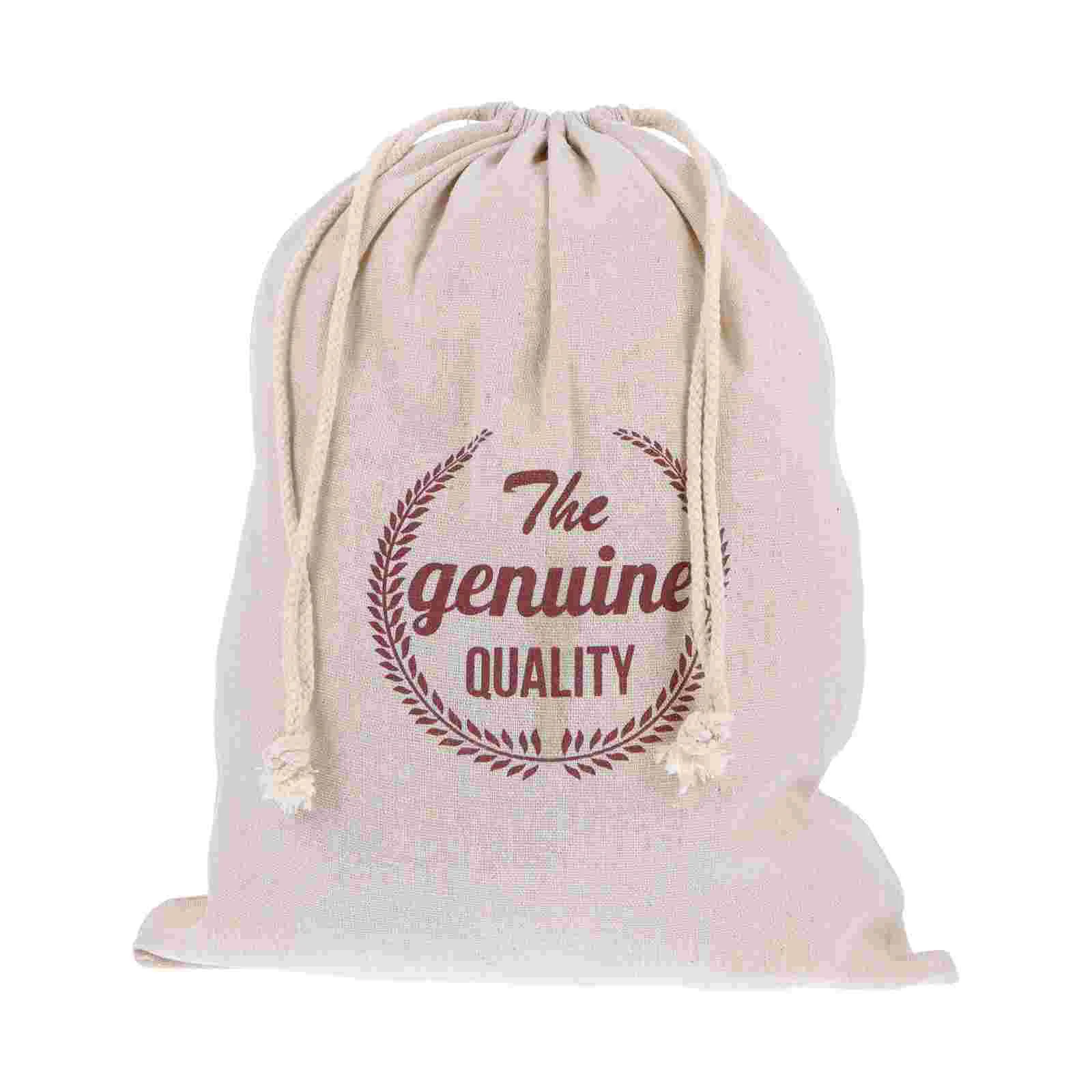 

Bread Bag Drawstring Bags Storage Pouch Reusable Linen Loaf Unbleached Muslin Homemade Cotton Sack Produce Fabric ‌Fabric‌ Home