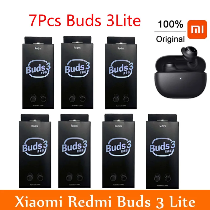 Bluetooth-наушники Xiaomi Redmi Buds 3 Youth Lite Edition 1/2/3/5/7/10 шт. |