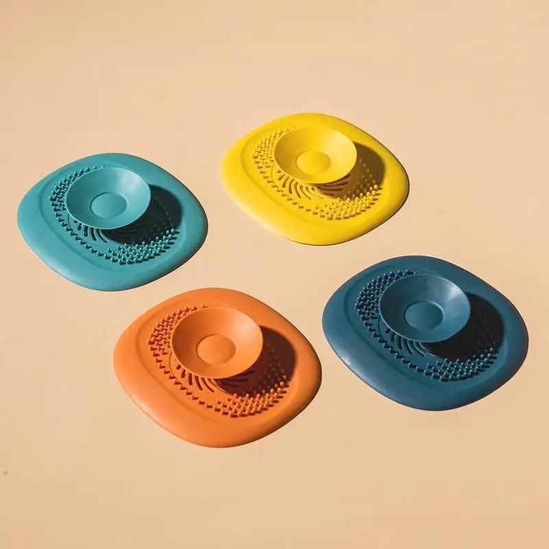

Silicone Bathroom Washbasin Drain Hair Catcher Irregular Pattern Bath Stopper Plug Sink Strainer Filter Kitchen Accessory