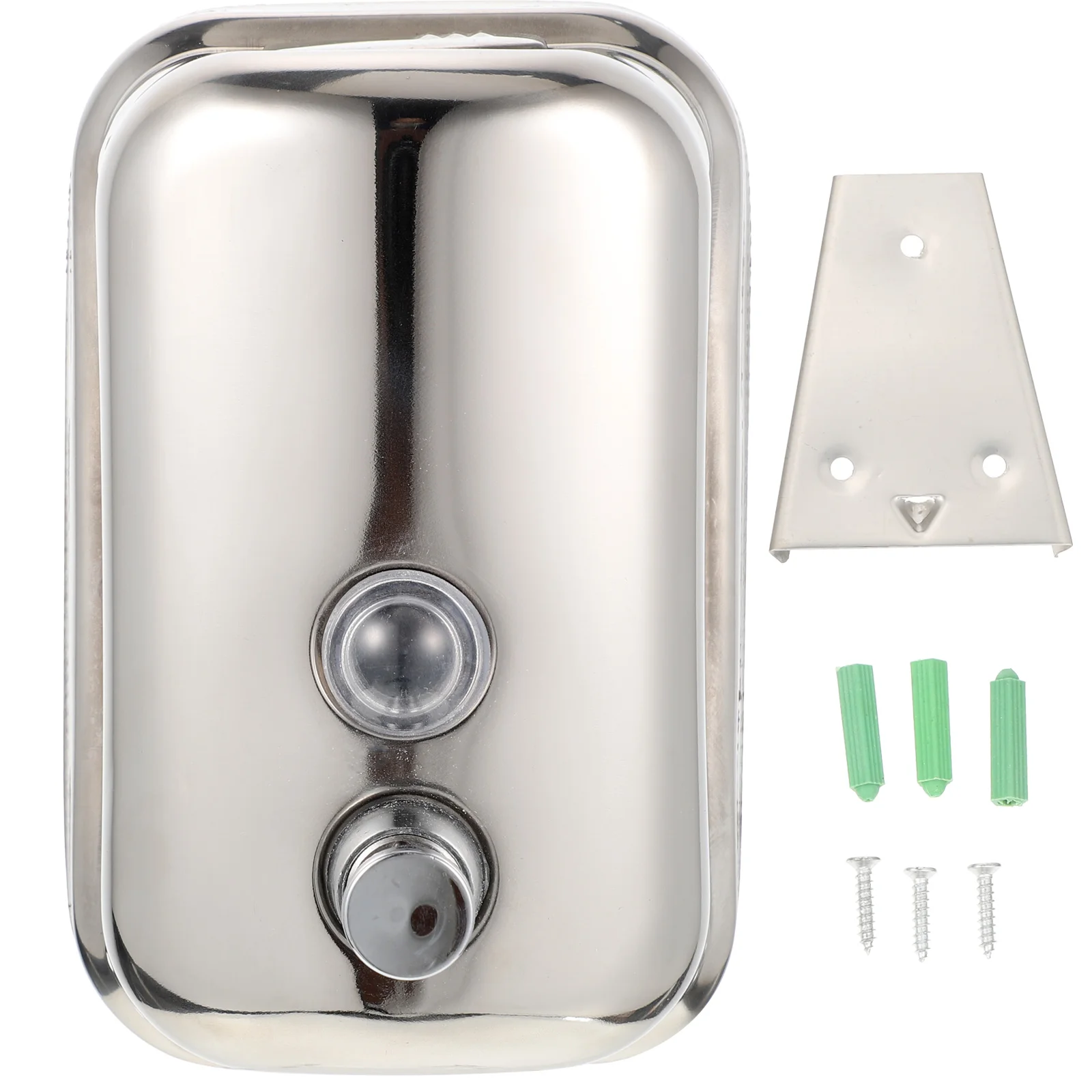 

1 Set of Wall Mounted Shampoo Container Soap Dispenser Washing-up Dispenser