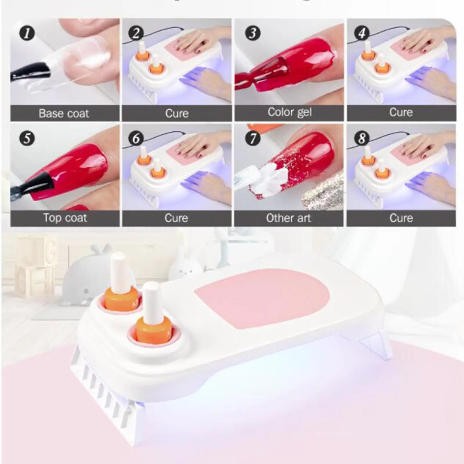 

48W Gel Nail Polish Lamp UV LED Lamp Manicure Lamp Curing Light 30 LEDs LED Nail Lamp Nail Art Manicure Dryer for DIY Salon Home