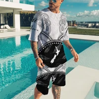 hip hop t shirt mens graffiti print set short sleeve summer casual t shirtshortstwo piece suit 2022 new fashion mens clothing