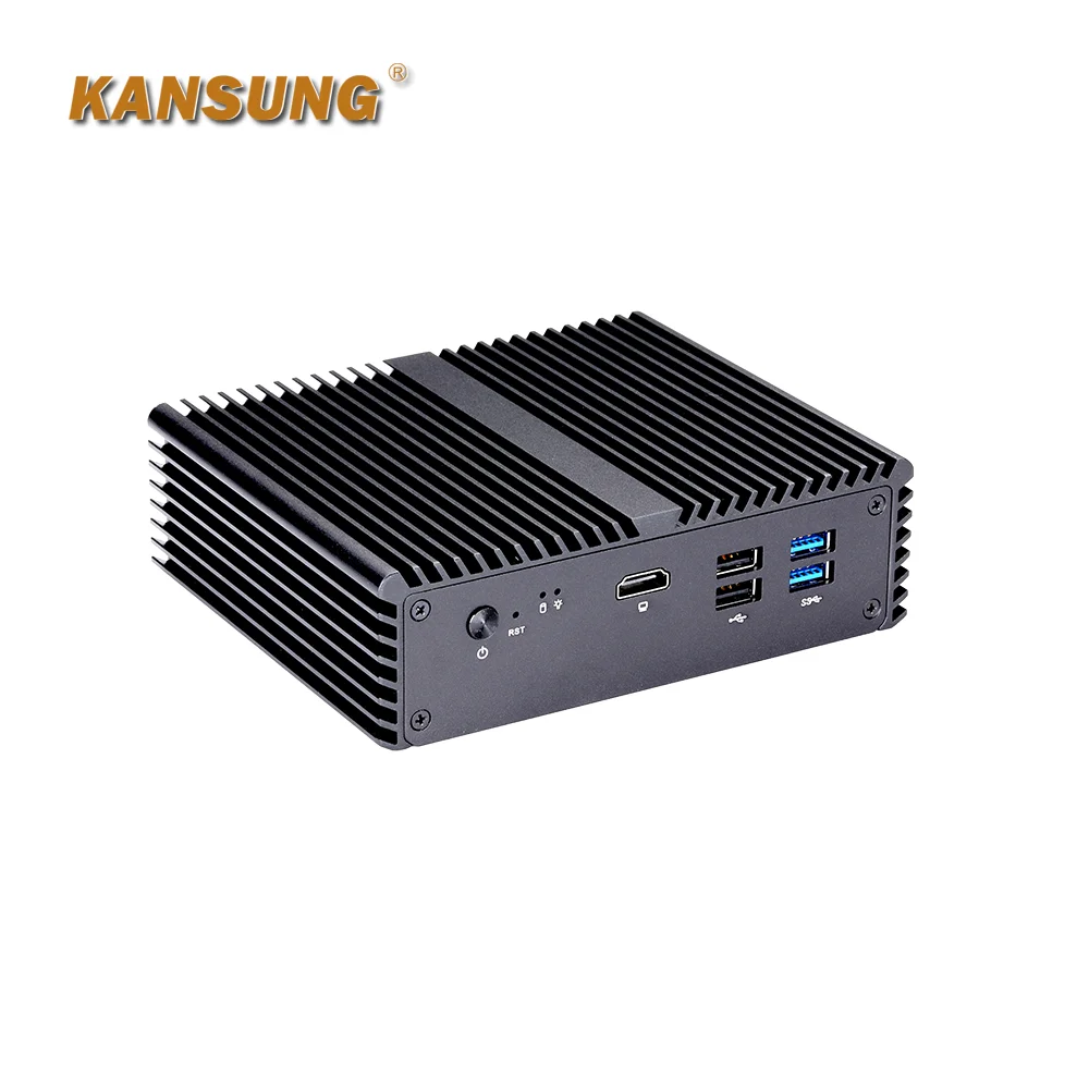 Kansung J4125 Quad Core K750G5 5*2.5G lan UHD графика 600 маршрутизатор компьютер безвентиляторный