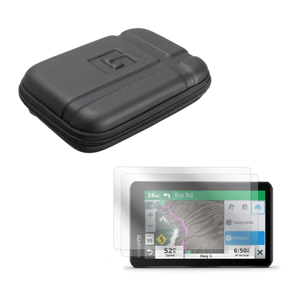 Портативная защитная сумка для хранения + пленка экрана 5 дюйма аксессуаров Garmin