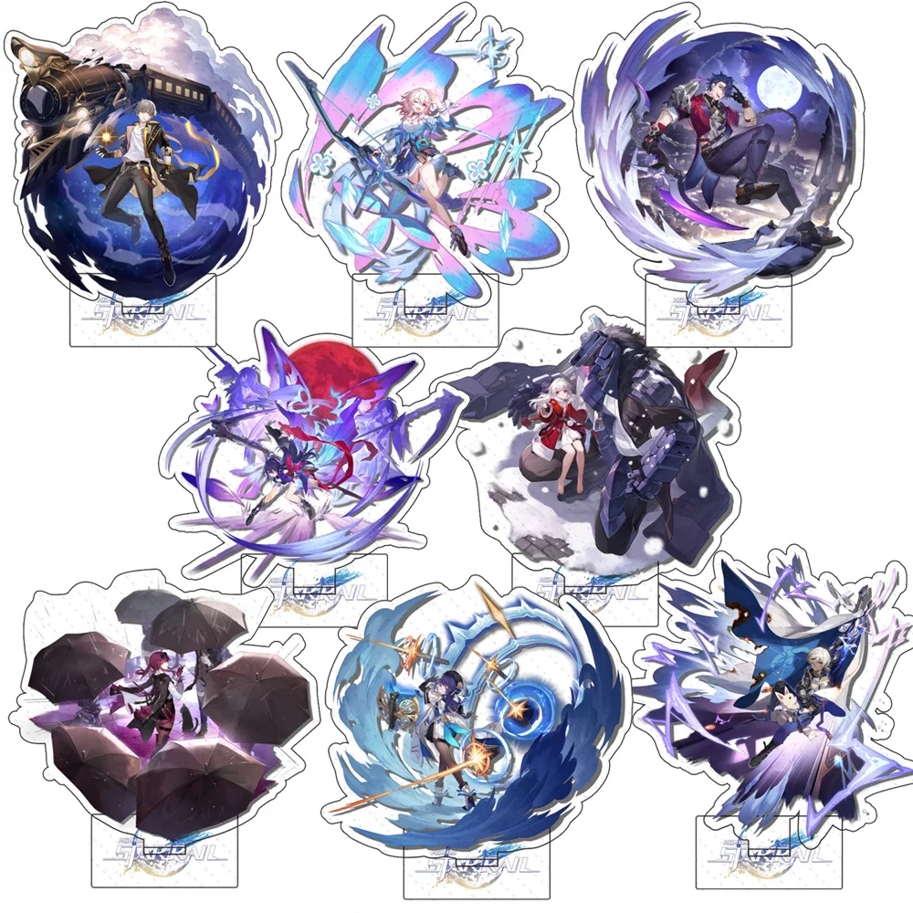 

MiHoyo New Game Honkai: Star Rail Blade Bronia Hill Acrylic Stand Model Plate Desk Bedroom Decortion Cosplay Fans Friend Gifts