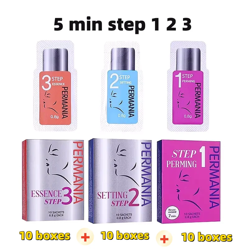 30 коробок корейский оригинальный комплект lom3x/PermaniaEyelash-Lifting Step 1 2 3 ресницы для