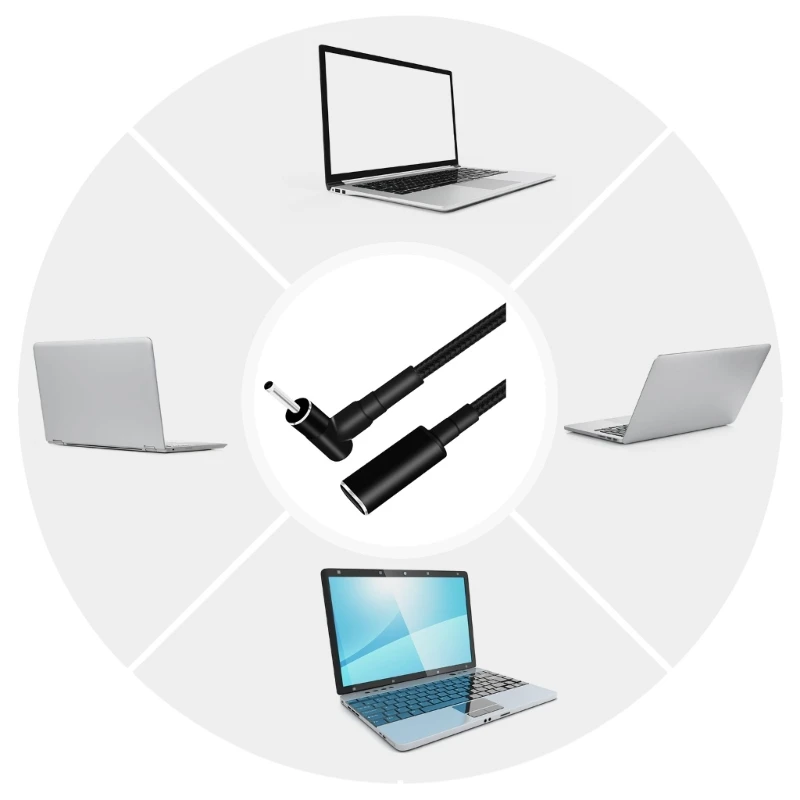 Кабель питания USB C - DC3 5x1 35 мм для зарядки ноутбука