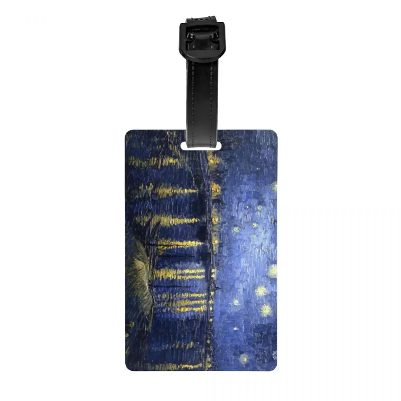 

Ярлык для багажа с изображением Ван Гога звездной ночи для чемоданов на Rhone