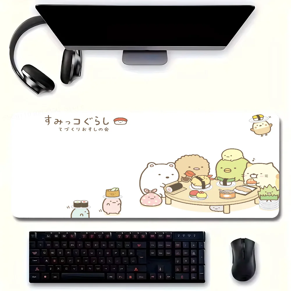 Kawaii S-Sumikko Gurashi Коврик для мыши Нескользящий Подходит офисных компьютеров