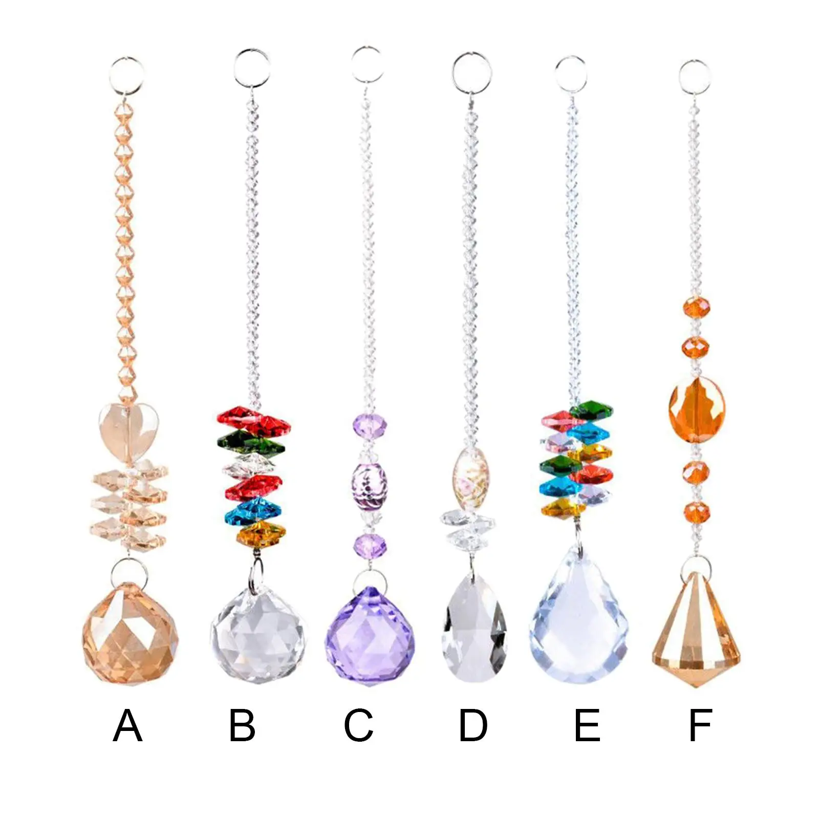 

Элегантный Хрустальный подвесной орнамент, Радужный производитель, Свадебный садовый автомобильный Декор