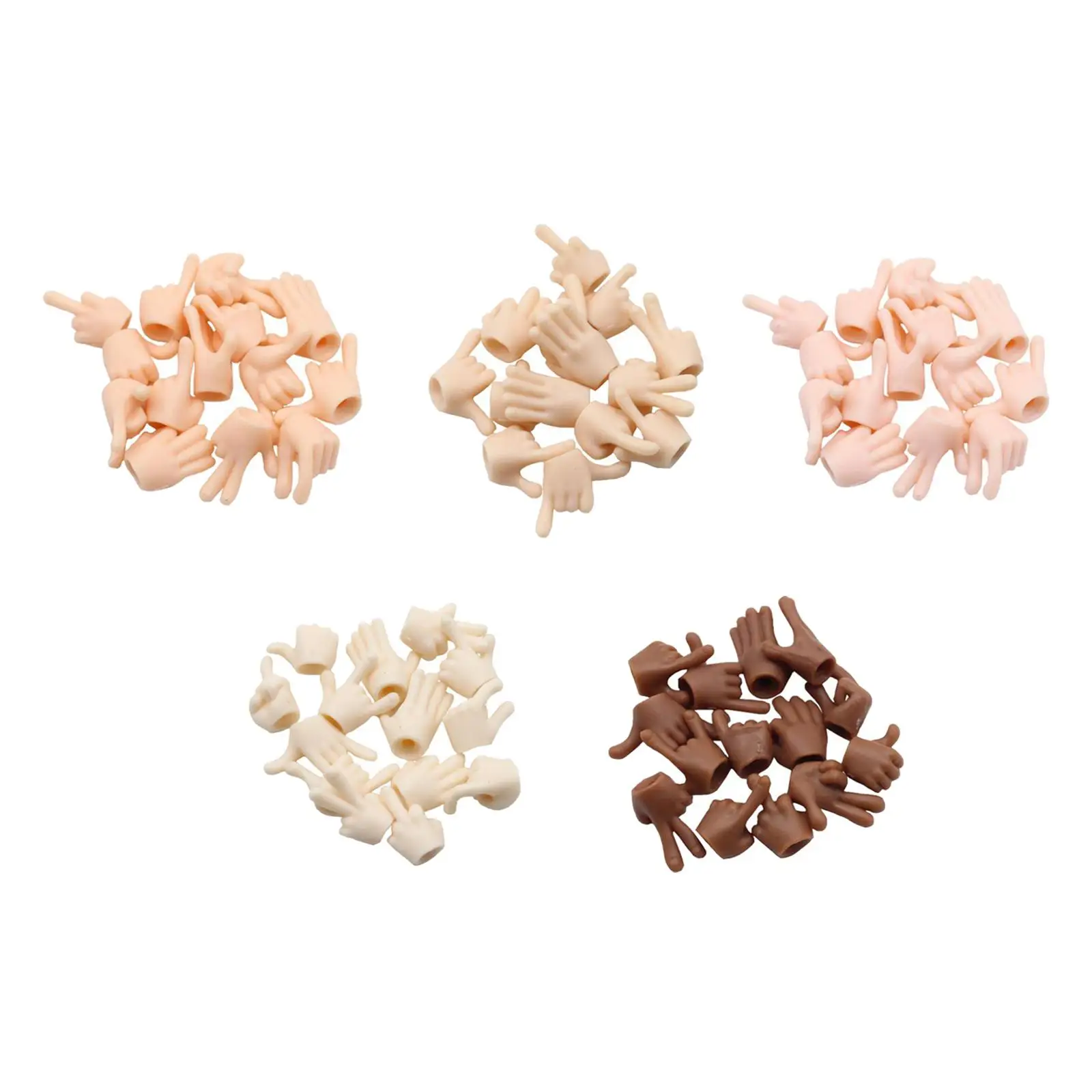 

1/12 Dolls Hands Replacement Doll Figure Toy Accessories for Pretend Play