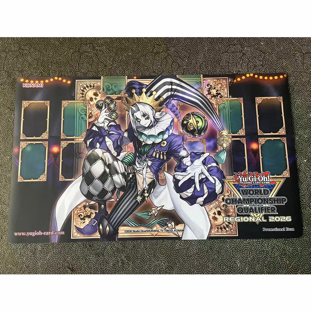 Фото Игровой коврик Yu-Gi-Oh! Clown Clan Whiteface, настраиваемый коврик для карт YGO, KMC TCG, YuGiOh Mat-309 №1
