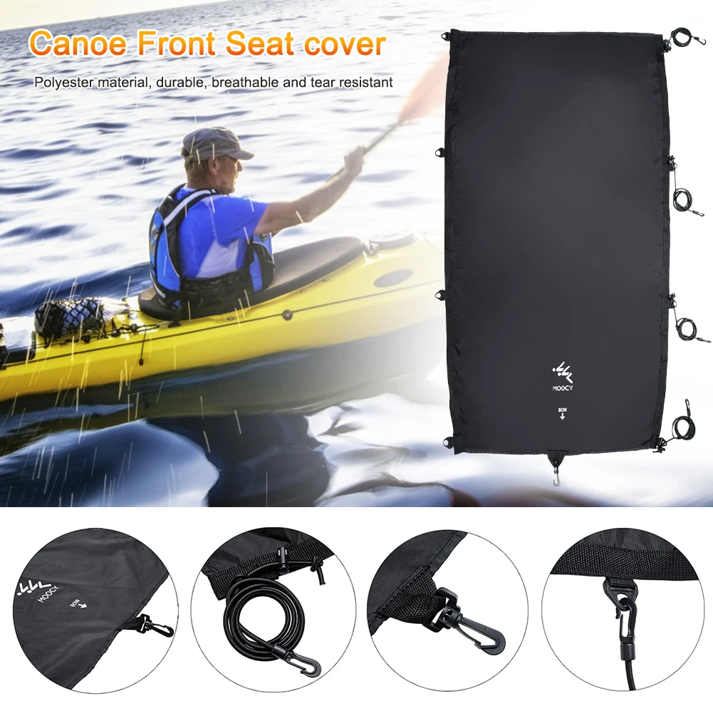 

Waterproof Kayak Seat Cover Boat UV Resistant Canoe Cockpit Drape Cover Shield Dustproof Canoe Kayak Cover Shield Accessories