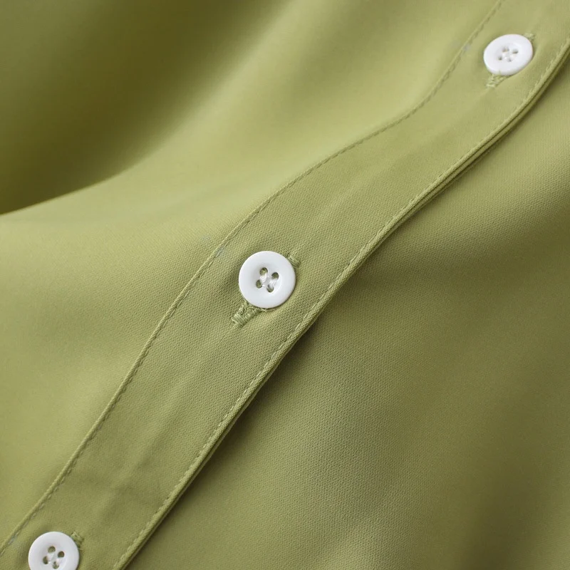 Plus Size Women's Striped Chiffon Blouses Long Sleeved Button Up Female Tops Ladies' Office-wear Muslimah Fashion Top