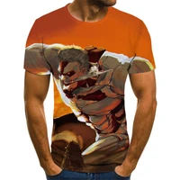 new pattern 3d animation attack on titan printed t shirt fashion men39
