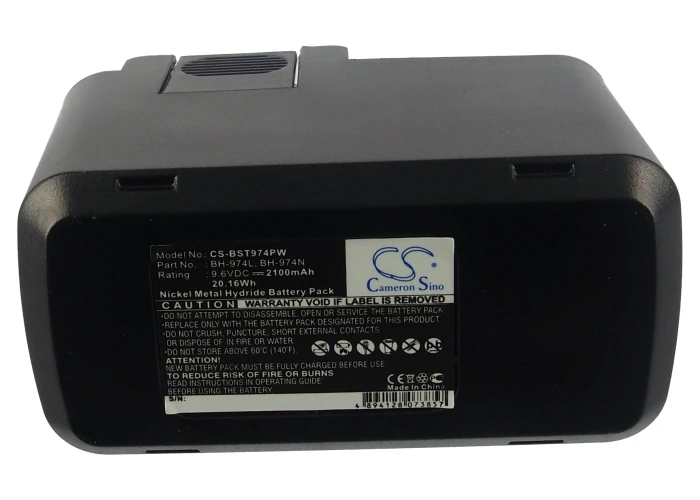 

CS 2100mAh Battery For GBM 9.6VSP-3 GDR 90 GLI 9.6V GSB 9.6VES GSB 9.6VES-2 GSR 9.6 Old Version GSR 9.6 VE-2