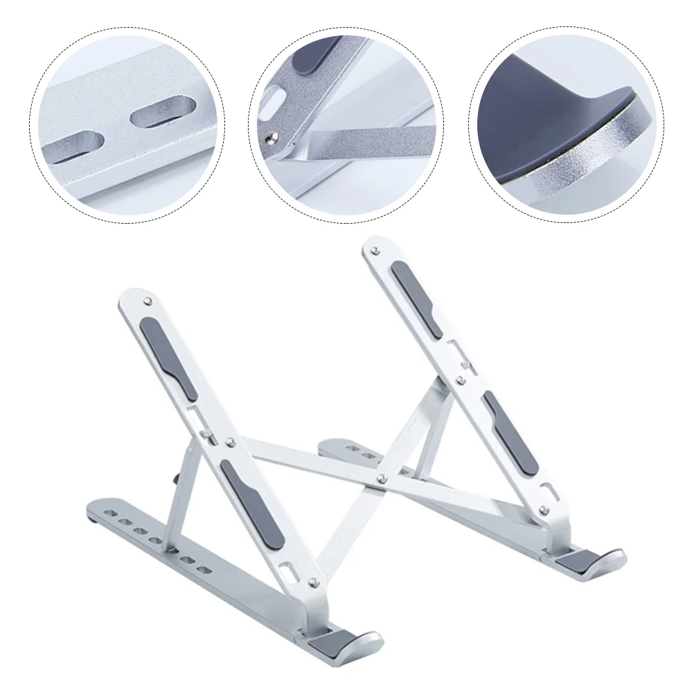 

Laptop Stand Foldable Table Computer Bracket Folding Dissipation Heat Tablet Vertical Portable Arm Bedmount Adjustable