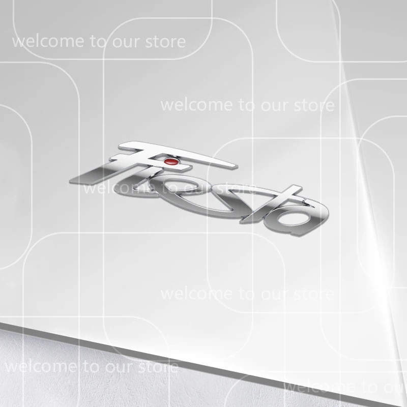 

3D для Ford Fiesta MK6 MK7 MK8 MK5 ST Автомобильная наклейка из цинкового сплава, эмблема, аксессуары для кузова, Стайлинг, металлическая наклейка на задний багажник, значок