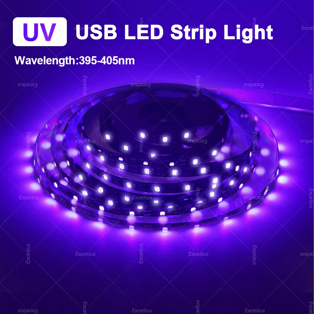

Excellux USB УФ светодиодная лента 2835