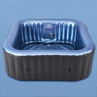 freestanding outdoor gift bathtub inflatable portable 6 personas organizer bathtub eco friendly thickened banheira bath products