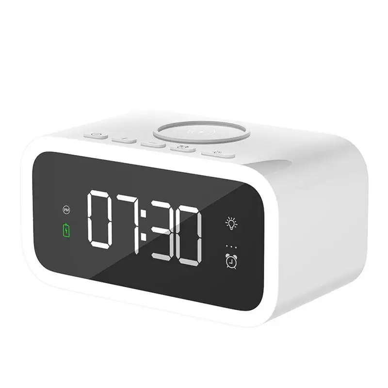 

Многофункциональный светодиодный Будильник с беспроводной зарядкой, ночник с USB зарядкой и беспроводной зарядкой