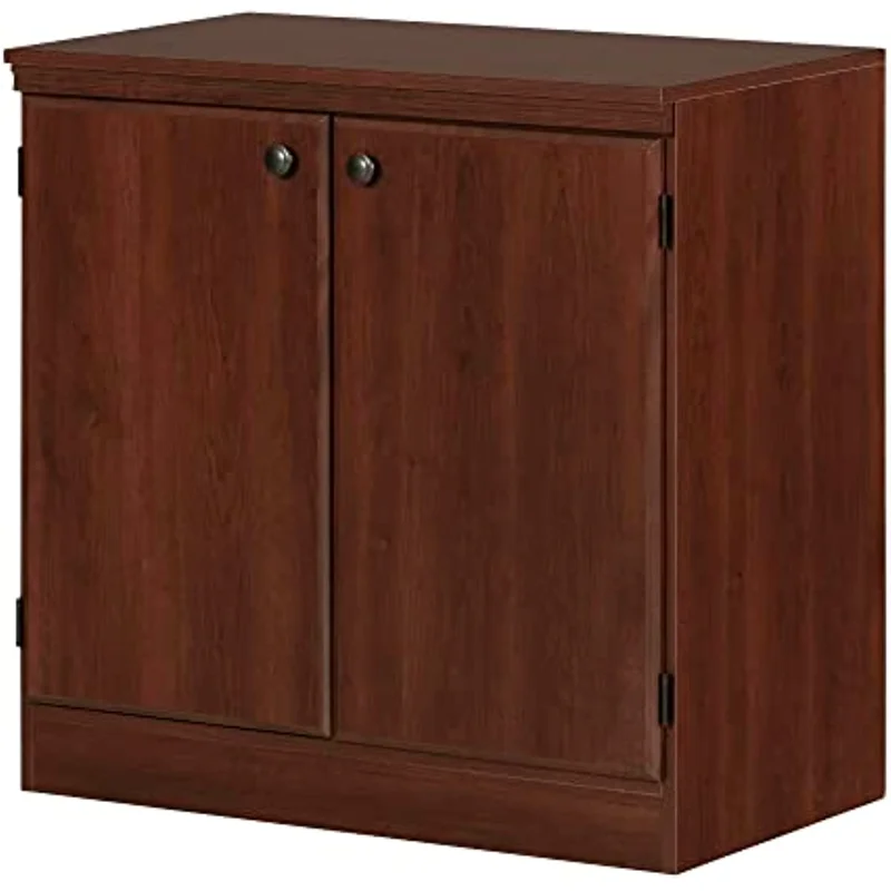 

Morgan Small 2-Door Storage Cabinet, 19.38"D x 32.88"W x 32.38"H, Royal Cherry
