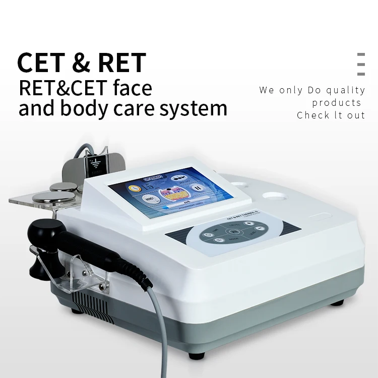 

Portable 2 In 1 CET RET Physiotherapy Monopolar RF Equipment Tecar Therapy for Back Pain Relief RF Face Lifting Machine