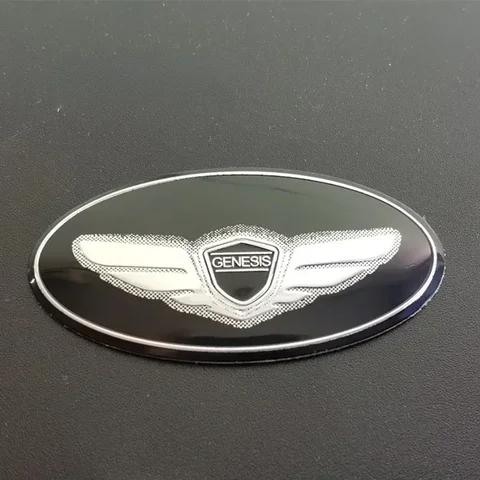 1 шт. автомобильный руль, центральный логотип, эмблема, наклейка для Hyundai GENESIS Coupe Elantra Sonata Kona I30 IX30, акцентный декоративный значок