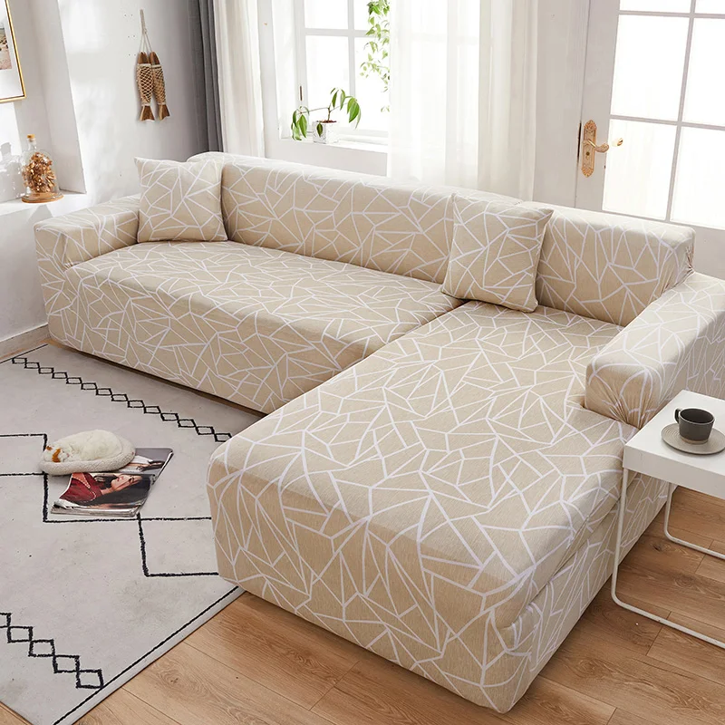 

Sofa Covers Couch Slipcovers Elastica Material Sectional Chair Cover Sofa Skin Protector Chaselong Cover L Shape Sofa Armchair