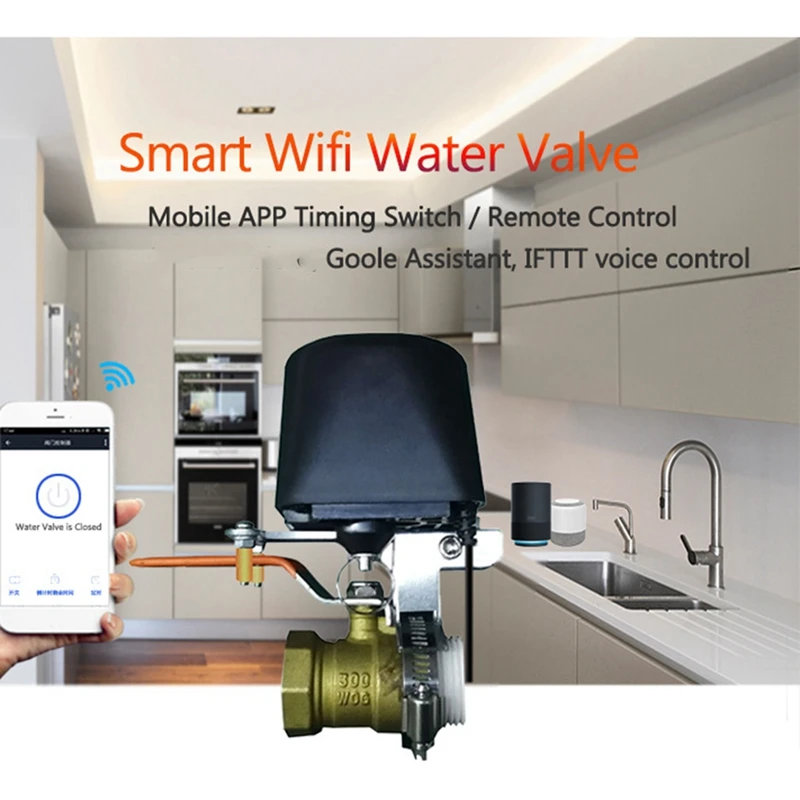 Tuya Smart Wi-Fi водяной клапан газовый Bluetooth таймер садовый умный кран для Alexa Google Assistant