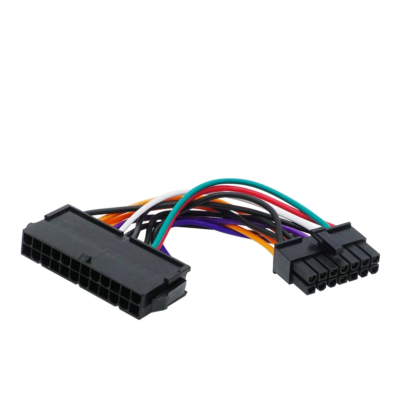 

1 шт., ATX кабель питания с 24 контактами на 14 контактами, 18AWG провод для материнской платы Lenovo IBM Dell Q77 B75 A75 Q75 H81