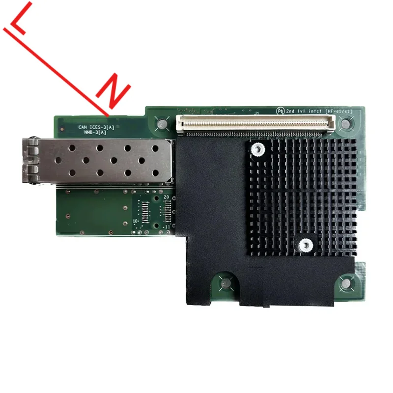 Оригинальная стандартная оптическая 10-гигабитная сетевая карта с одним портом 10