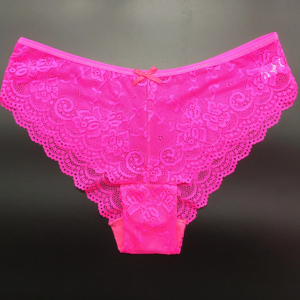 10 PCS/Pack Ladies Lace Briefs Women Panties Sexy Transparent Underwear Panty M-XXL Female Lingerie Culottes Femme Bragas Mujer |