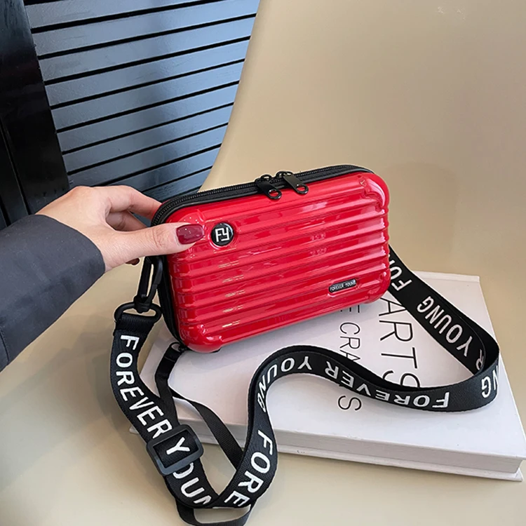 New trend luggage bag, women's small satchel, mini mobile phone bag, travel suitcase bag, crossbody small bag, box, makeup bag