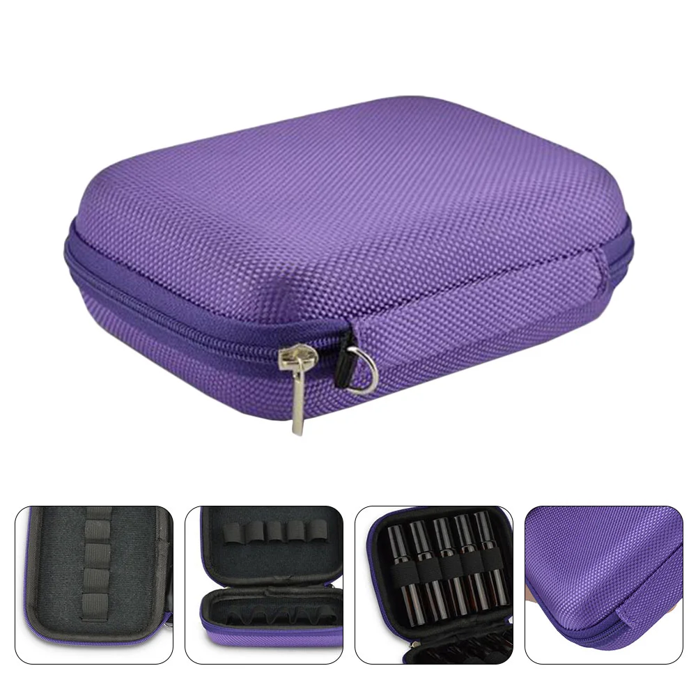 

Travel Portable Roller Bottles Organizer Bottle Organizer Carrying Case Storage Pouch Essential Oil Holder