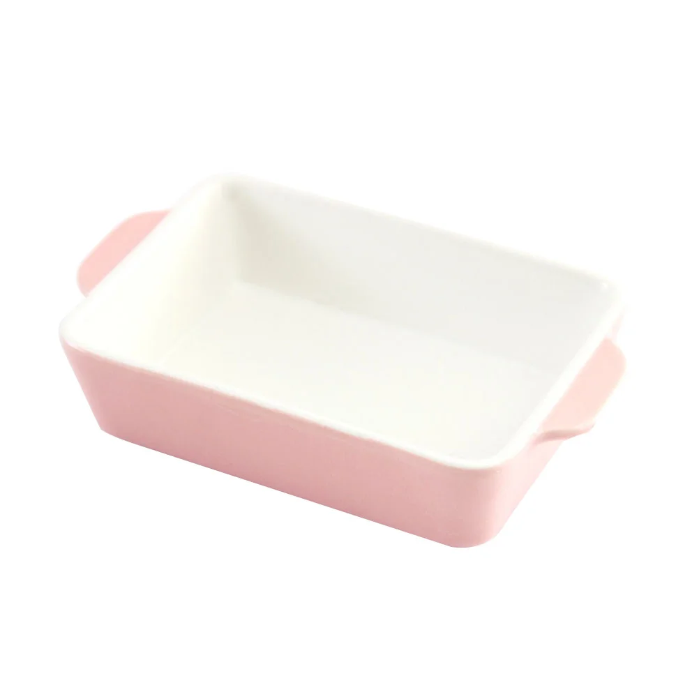 

1pc Creative Ceramics Delicate Baking Utensils Baking Tray for Microwave Oven Oven