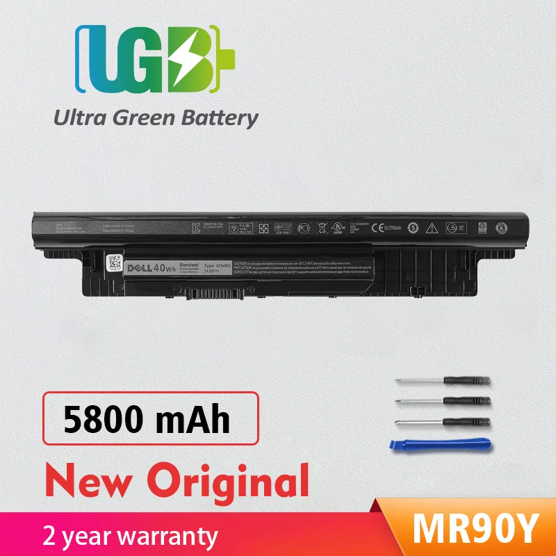 

UGB New Original MR90Y Battery for DELL Inspiron 3421 3721 5421 5521 5721 3521 3437 3537 5437 5537 3737 5737 XCMRD 5800mAh