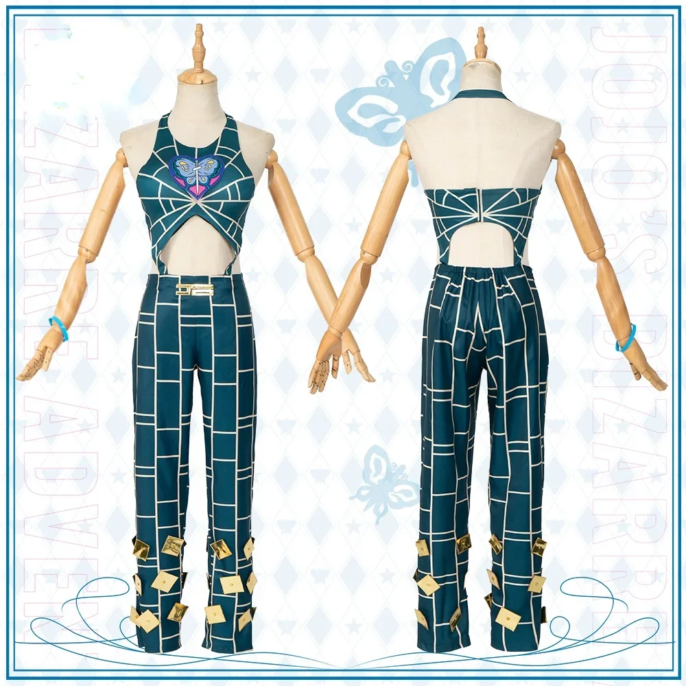 JOJO's Bizarre Adventure Golden Wind Kujo Jolin карнавальный костюм Куджо Джолин аниме на Хэллоуин