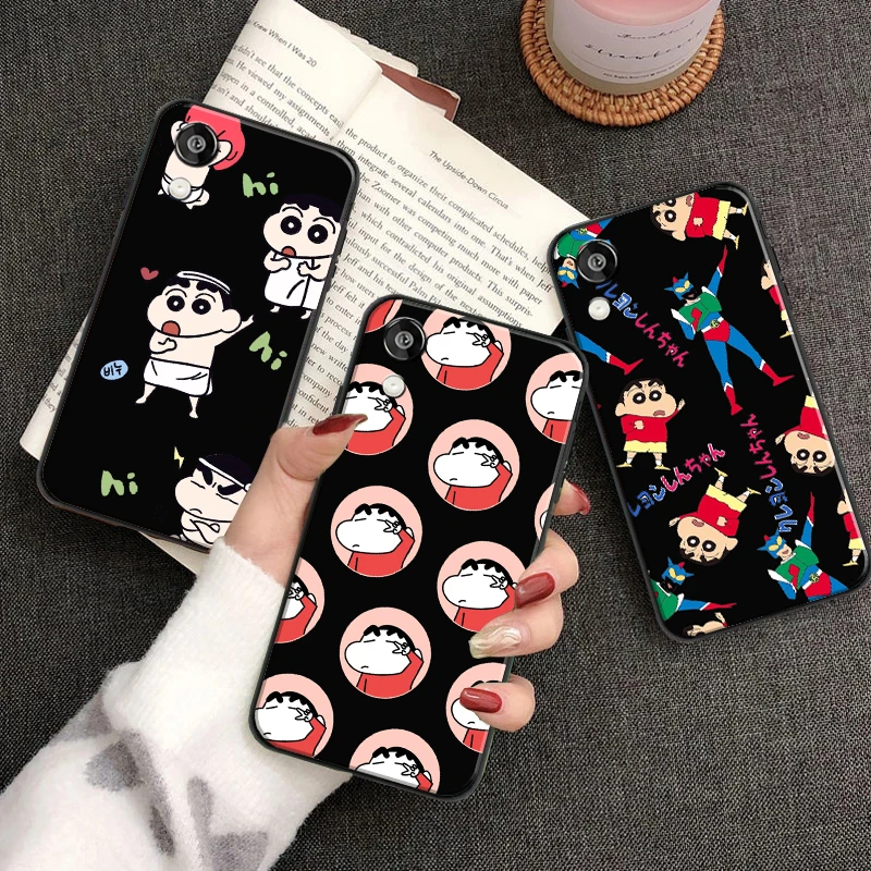 

Crayon Shin-chan Comic For Huawei Honor 10 9 Lite 10i Phone Case Protect Carcasa Liquid Silicon Funda Soft Black Coque Back