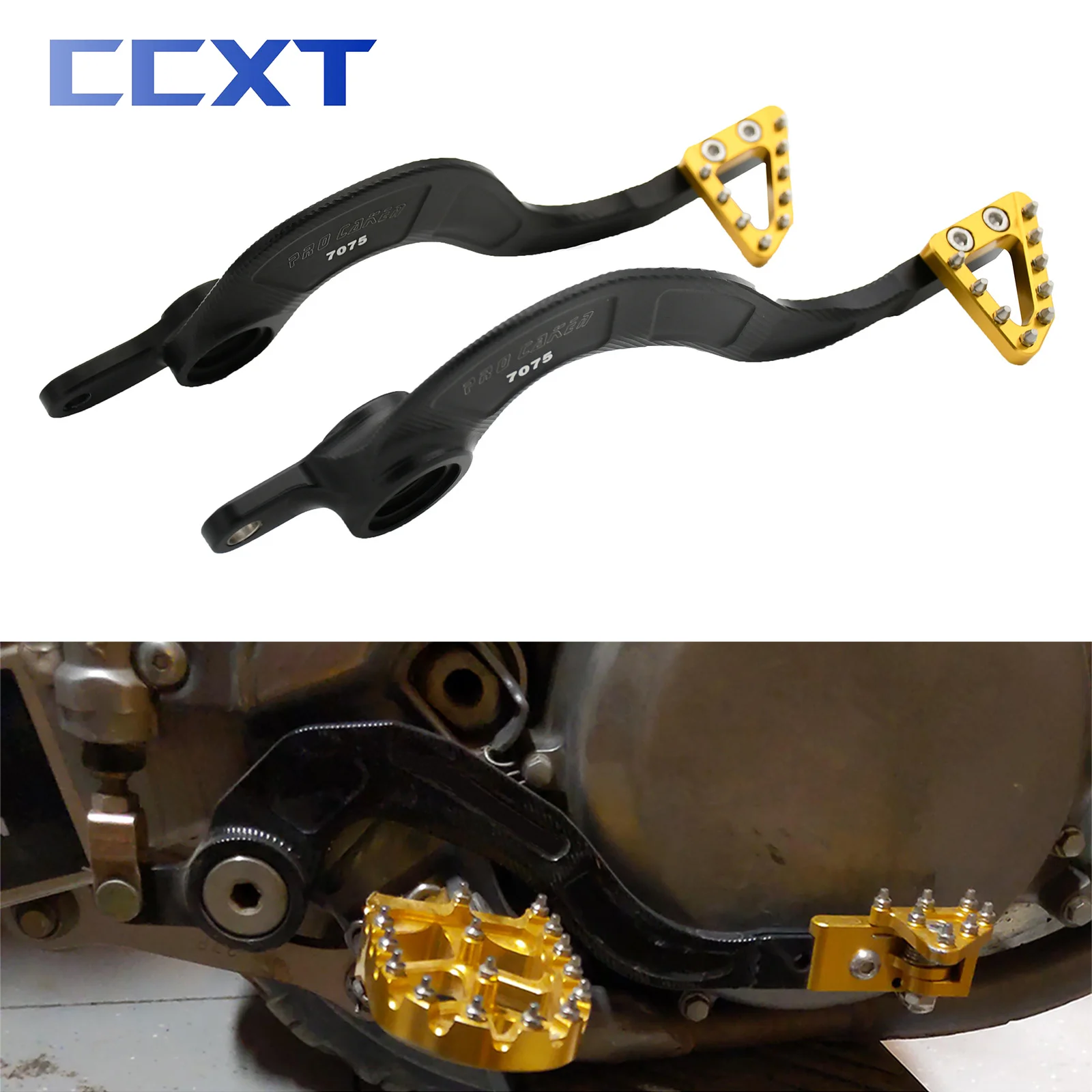 

Задний рычаг педали тормоза для Suzuki RM250 2007-2018 RMZ450 2008-2013 RMZ 250cc 450cc универсальные запчасти для мотоцикла