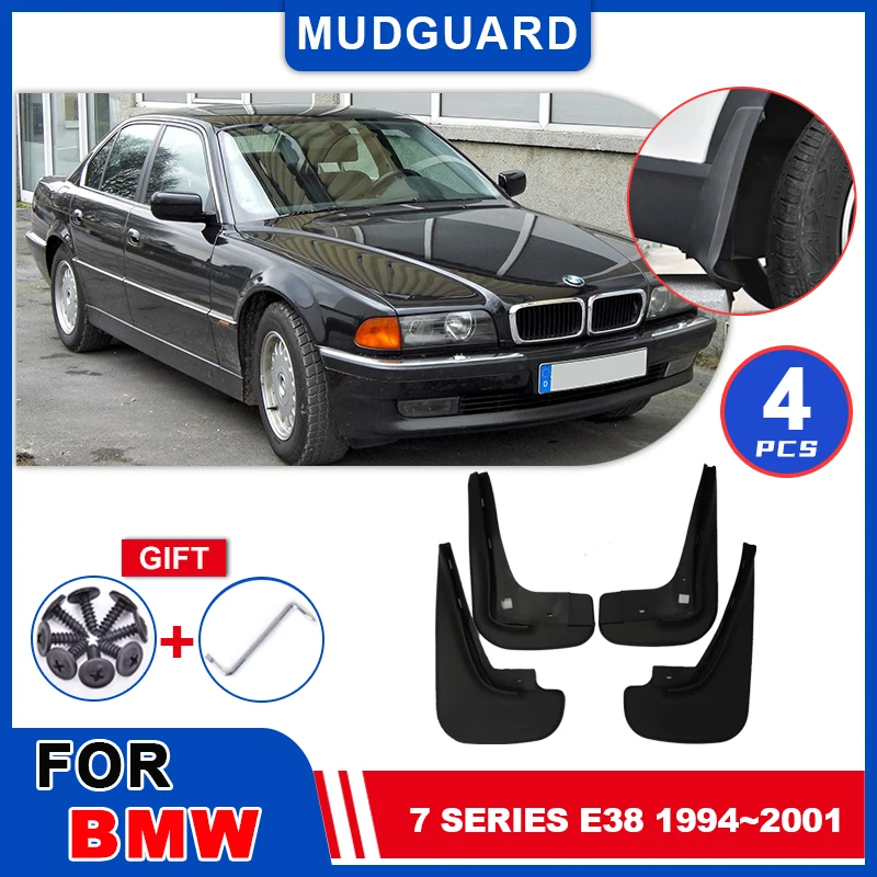 สำหรับ BMW 7 Series E38 1994 ~ 2001 1995 1996 1997 1998 1999 Mudguards Mudflaps Fender Mud Flap Splash Mud guards อุปกรณ์เสริม