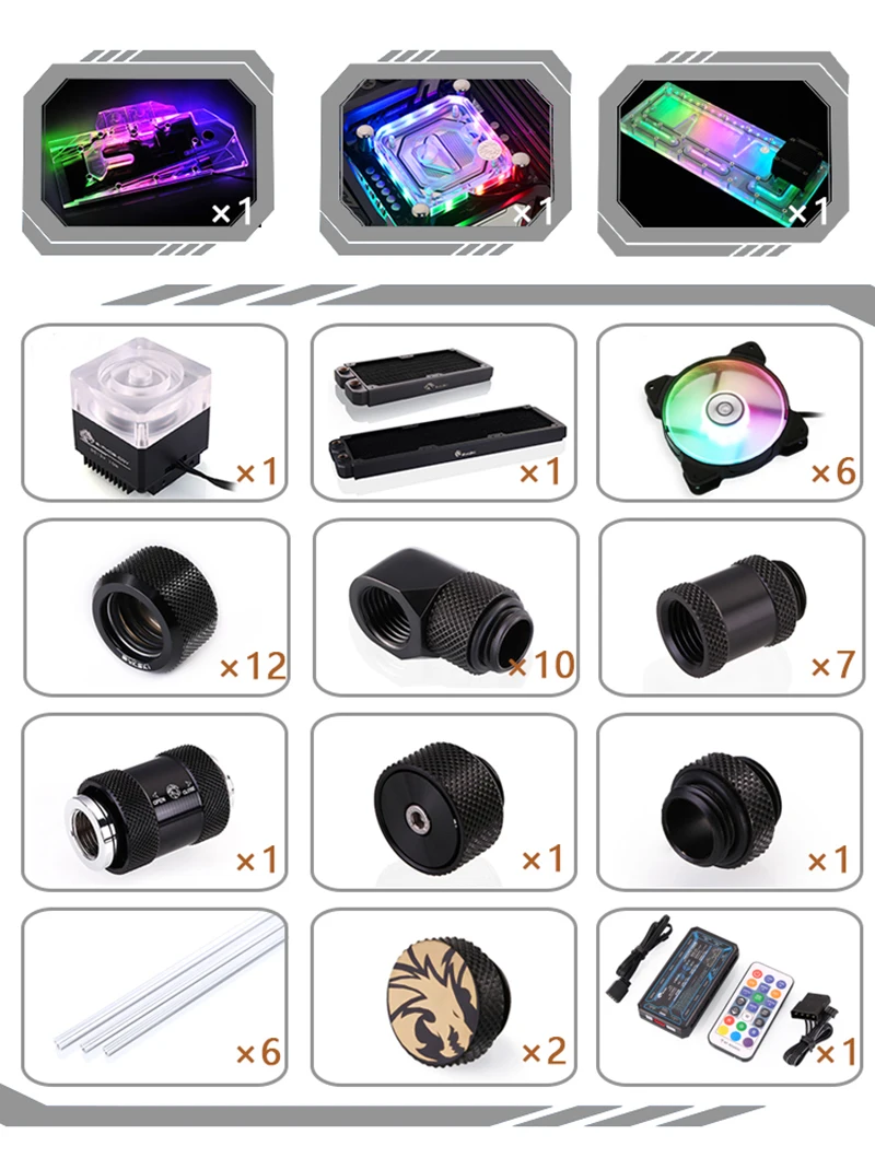 Акриловая доска BYKSKI для COUGAR CONQUER2 корпус/набор решение канала поддержка A-RGB/RGB