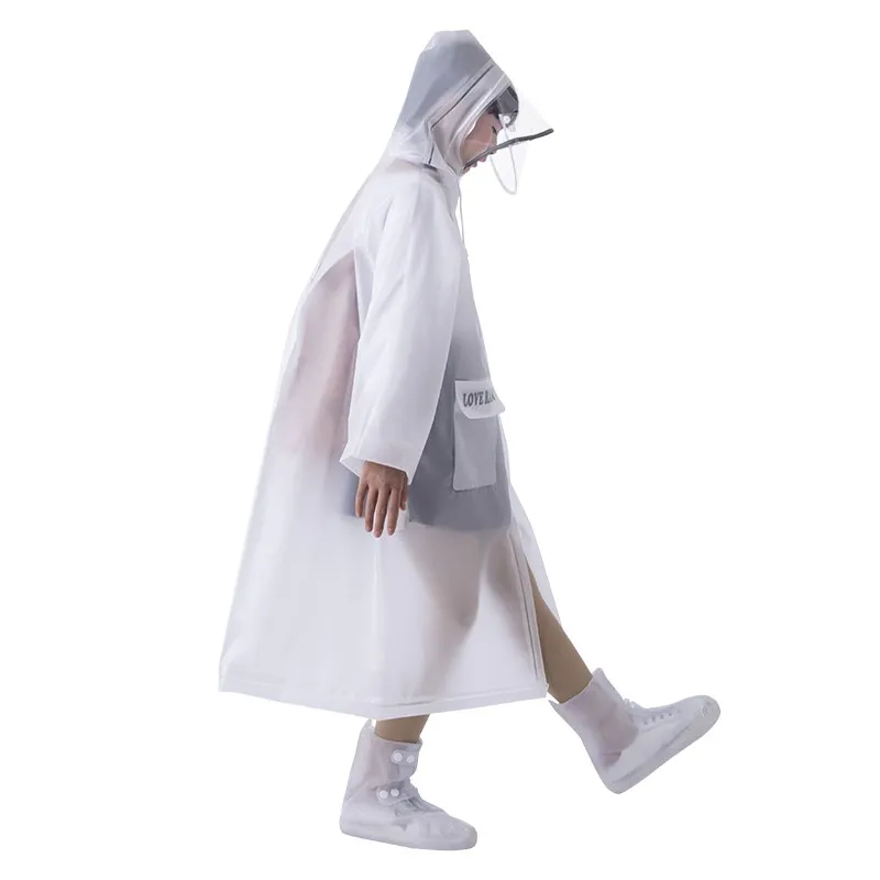 

Raincoat Waterproof Jumpsuit for Rain Cape Survival Poncho Children's Raincoat Girl Jackets Shelter Transparent Windbreaker Kids