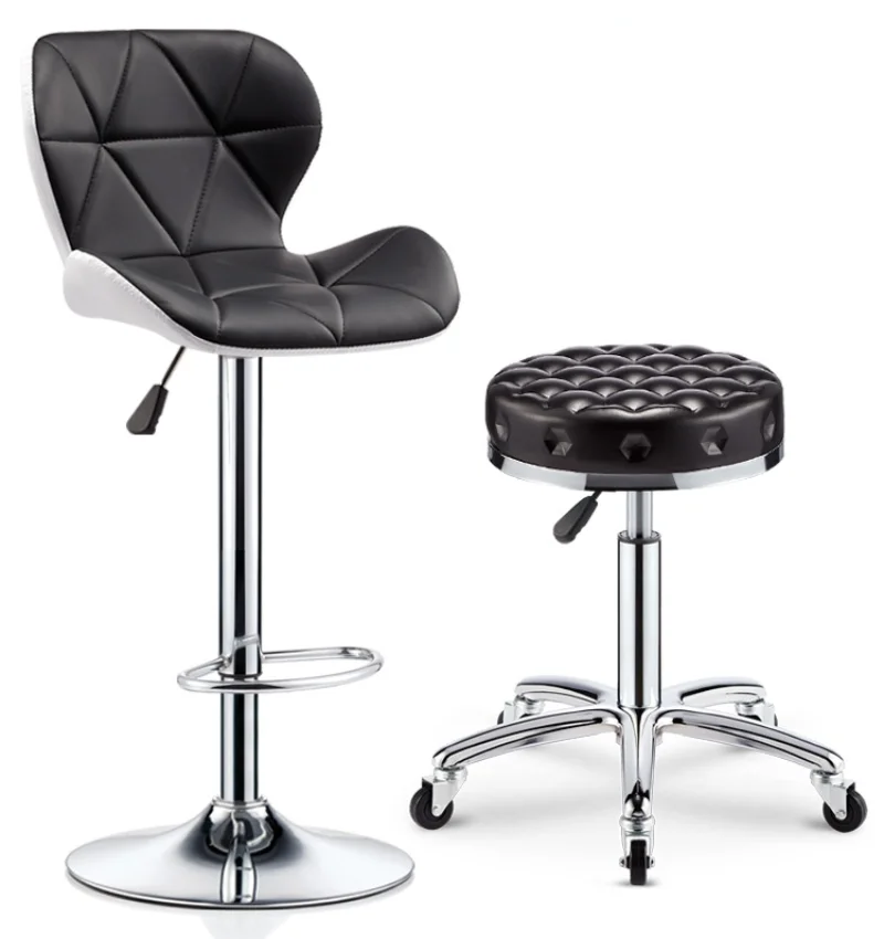 

Барный стул в скандинавском стиле постмодерн барные стулья теплый комфортный красивый стул вращающаяся Современная спинка высокие барные столы