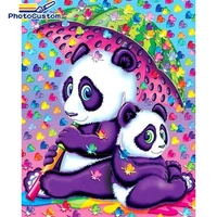 photocustom coloring by number panda drawing on canvas diy pictures by number animals hand painted home decor gift