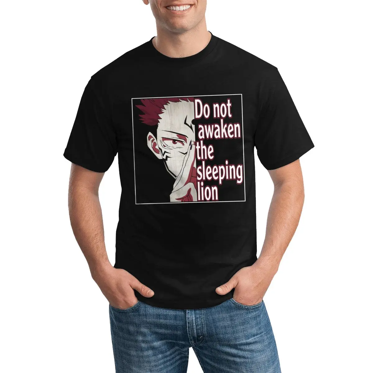 

Sukuna Awaken Hip Hop T-Shirts Man Jujutsu Kaisen Awesome T-Shirt Crew Neck Original Top Tees