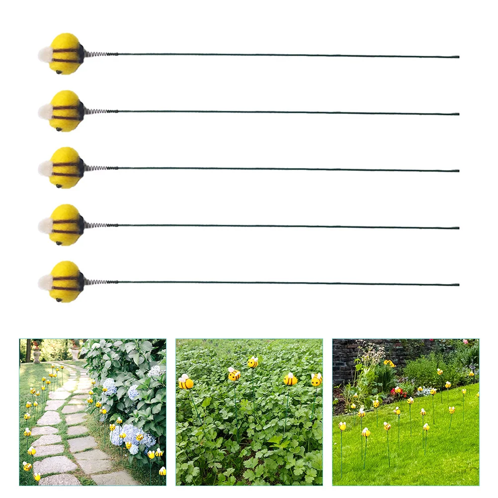 

5pcs Garden Lawn Decor Yard Decoration Garden Decoration Patio Decorations Outdoor Decoration Decorative Garden Stake