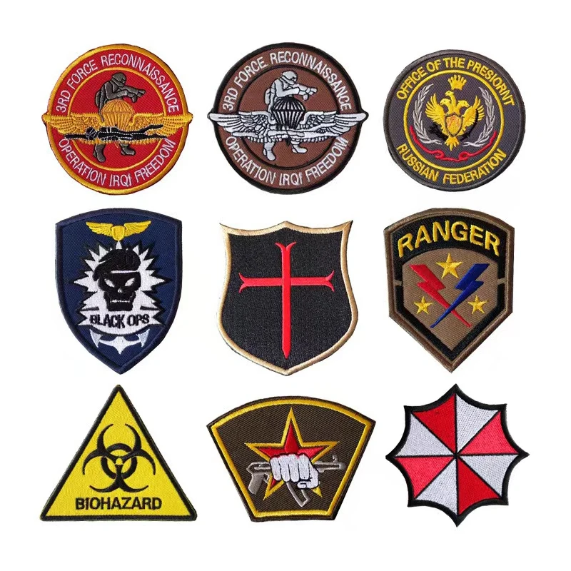 

Embroidered Badge Game Armband Seals Resident Evil Personality Tactical Velcro Clothes Backpack Hat